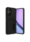 Mey İthalat®  Realme 12 Lite Kılıf Sara Kartvizitli Deri Kılıf - Siyah