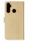 Mey İthalat®  Realme 6i Kılıf Trend S Plus Kapaklı Kılıf - Gold