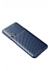 Mey İthalat®  Realme 7 Kılıf Auto Focus Karbon Kapak - Lacivert