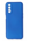 Mey İthalat®  Realme 7 Kılıf First Silikon - Mavi