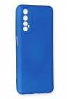 Mey İthalat®  Realme 7 Kılıf First Silikon - Mavi