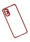 Mey İthalat®  Realme 7 Pro Kılıf Miami Şeffaf Silikon - Fuşya