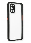Mey İthalat®  Realme 7 Pro Kılıf Miami Şeffaf Silikon - Siyah