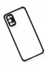 Mey İthalat®  Realme 7 Pro Kılıf Miami Şeffaf Silikon - Siyah