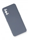 Mey İthalat®  Realme 7 Pro Kılıf Nano içi Kadife Silikon - Gri