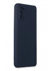 Mey İthalat®  Realme 7 Pro Kılıf Nano içi Kadife Silikon - Lacivert
