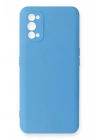 Mey İthalat®  Realme 7 Pro Kılıf Nano içi Kadife Silikon - Mavi