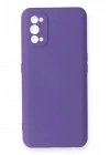 Mey İthalat®  Realme 7 Pro Kılıf Nano içi Kadife Silikon - Mor