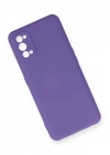 Mey İthalat®  Realme 7 Pro Kılıf Nano içi Kadife Silikon - Mor