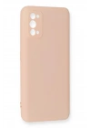 Mey İthalat®  Realme 7 Pro Kılıf Nano içi Kadife Silikon - Pudra