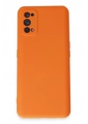Mey İthalat®  Realme 7 Pro Kılıf Nano içi Kadife Silikon - Turuncu