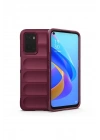 Mey İthalat®  Realme 9i 4G Kılıf Optimum Silikon - Bordo