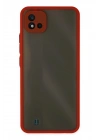 Mey İthalat®  Realme C11 2021 Kılıf Montreal Silikon Kapak - Kırmızı