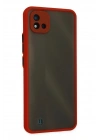 Mey İthalat®  Realme C11 2021 Kılıf Montreal Silikon Kapak - Kırmızı