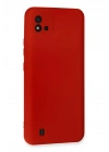 Mey İthalat®  Realme C11 2021 Kılıf Nano içi Kadife Silikon - Kırmızı