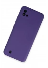 Mey İthalat®  Realme C11 2021 Kılıf Nano içi Kadife Silikon - Mor