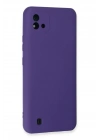 Mey İthalat®  Realme C11 2021 Kılıf Nano içi Kadife Silikon - Mor