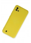 Mey İthalat®  Realme C11 2021 Kılıf Nano içi Kadife Silikon - Sarı