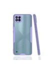 Mey İthalat®  Realme C11 2021 Kılıf Platin Silikon - Lila