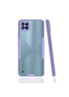 Mey İthalat®  Realme C11 2021 Kılıf Platin Silikon - Lila
