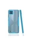 Mey İthalat®  Realme C11 2021 Kılıf Platin Silikon - Mavi