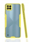 Mey İthalat®  Realme C11 2021 Kılıf Platin Silikon - Sarı