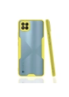 Mey İthalat®  Realme C11 2021 Kılıf Platin Silikon - Sarı