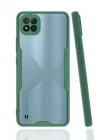 Mey İthalat®  Realme C11 2021 Kılıf Platin Silikon - Yeşil