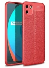 Mey İthalat®  Realme C11 Kılıf Auto Focus Kapak - Kırmızı