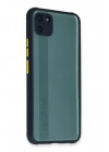 Mey İthalat®  Realme C11 Kılıf Miami Şeffaf Silikon - Lacivert