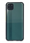 Mey İthalat®  Realme C11 Kılıf Miami Şeffaf Silikon - Lacivert