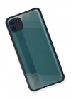 Mey İthalat®  Realme C11 Kılıf Miami Şeffaf Silikon - Lacivert