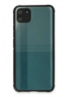 Mey İthalat®  Realme C11 Kılıf Miami Şeffaf Silikon - Siyah