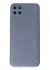 Mey İthalat®  Realme C11 Kılıf Nano içi Kadife Silikon - Gri
