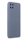 Mey İthalat®  Realme C11 Kılıf Nano içi Kadife Silikon - Gri