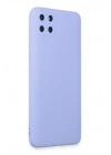 Mey İthalat®  Realme C11 Kılıf Nano içi Kadife Silikon - Lila