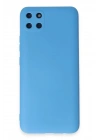 Mey İthalat®  Realme C11 Kılıf Nano içi Kadife Silikon - Mavi