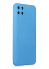 Mey İthalat®  Realme C11 Kılıf Nano içi Kadife Silikon - Mavi