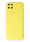 Mey İthalat®  Realme C11 Kılıf Nano içi Kadife Silikon - Sarı