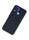 Mey İthalat®  Realme C15 Kılıf Nano içi Kadife Silikon - Lacivert