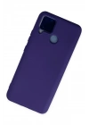 Mey İthalat®  Realme C15 Kılıf Nano içi Kadife Silikon - Mor