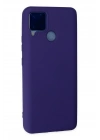 Mey İthalat®  Realme C15 Kılıf Nano içi Kadife Silikon - Mor