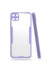 Mey İthalat®  Realme C15 Kılıf Platin Silikon - Lila