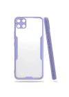 Mey İthalat®  Realme C15 Kılıf Platin Silikon - Lila