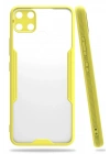 Mey İthalat®  Realme C15 Kılıf Platin Silikon - Sarı