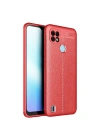 Mey İthalat®  Realme C21 Kılıf Auto Focus Kapak - Kırmızı