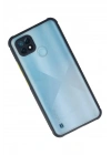 Mey İthalat®  Realme C21 Kılıf Miami Şeffaf Silikon - Lacivert