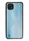 Mey İthalat®  Realme C21 Kılıf Miami Şeffaf Silikon - Siyah