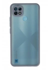 Mey İthalat®  Realme C21 Kılıf Montreal Silikon Kapak - Gri