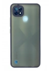 Mey İthalat®  Realme C21 Kılıf Montreal Silikon Kapak - Lacivert